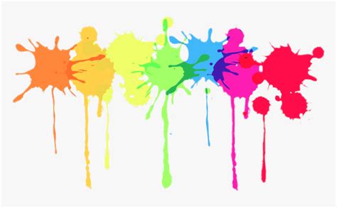 Paint Splatter Clip Art - Transparent Paint Splash Clipart, HD Png Download , Transparent Png ...