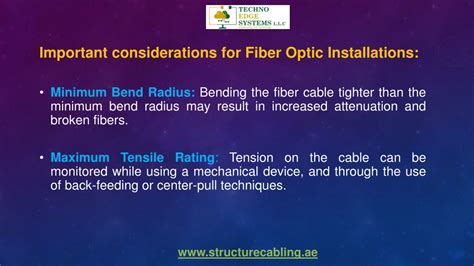 PPT - What are the Considerations for Fiber Optic Cable Installation in ...