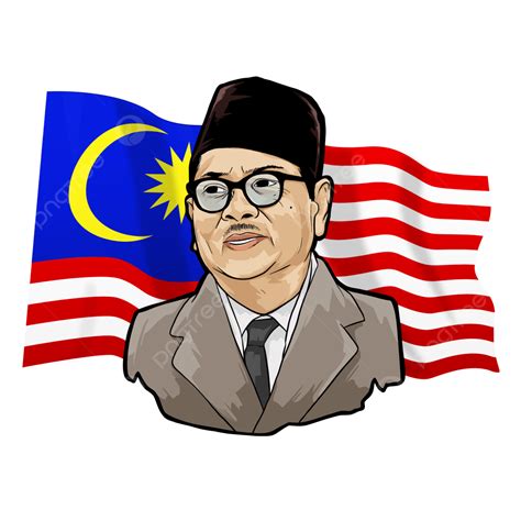 Tunku Abdul Rahman Merdeka Kartun Tunku Abdul Rahman Vector Brand 17290 ...