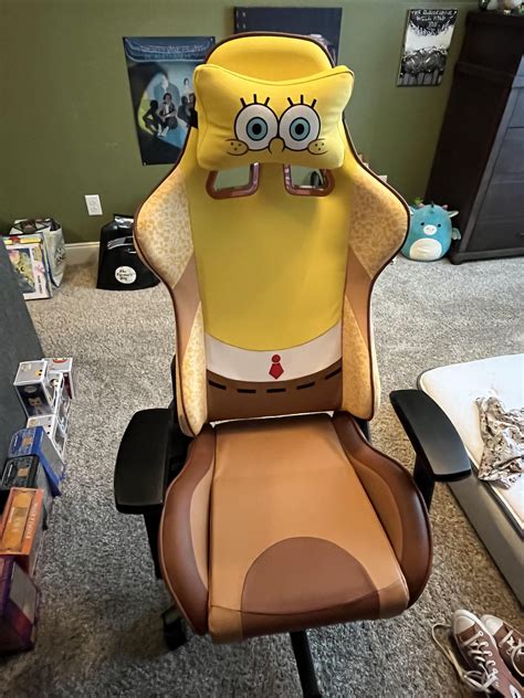 My brand new SpongeBob gaming chair!!! So pumped about it! : r/spongebob