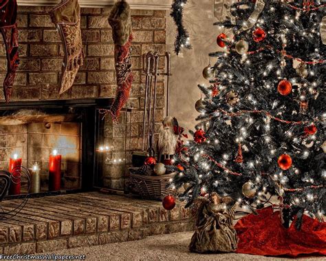 Christmas Fireplace Wallpapers - Top Free Christmas Fireplace Backgrounds - WallpaperAccess