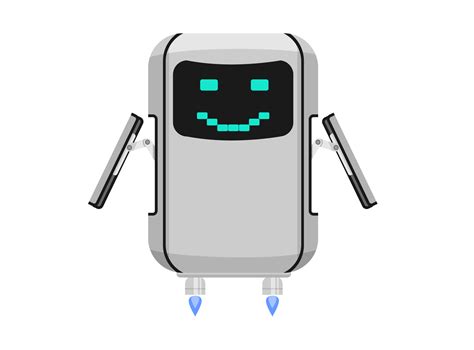 Cute Robot Cartoon Character 12933125 PNG