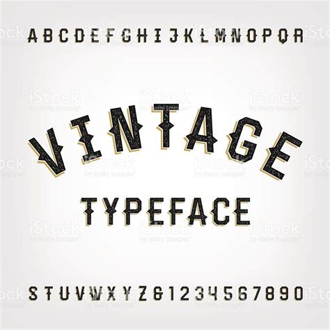 Western style retro distressed alphabet vector font. Letters and... | Fonts alphabet, Typography ...
