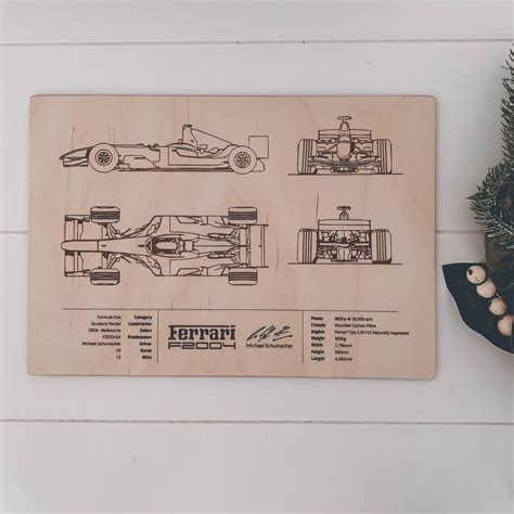 Ferrari F2004 F1 Design Specs for Laser Cutting DIGITAL - Etsy