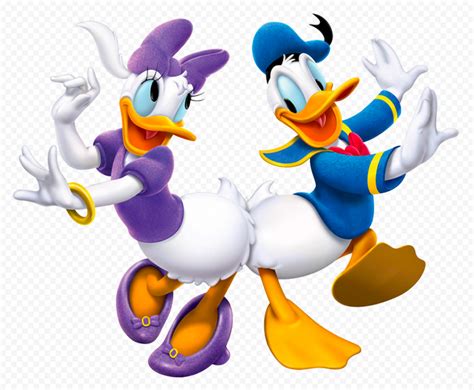 Donald Duck And Daisy Duck Kissing