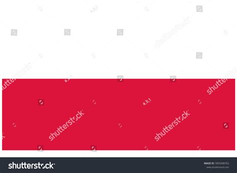 Poland Flag Official Proportions Flat Stock Illustration 1895008762 | Shutterstock