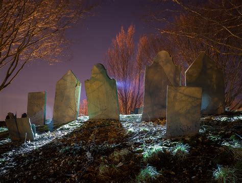 Cemetery At Night