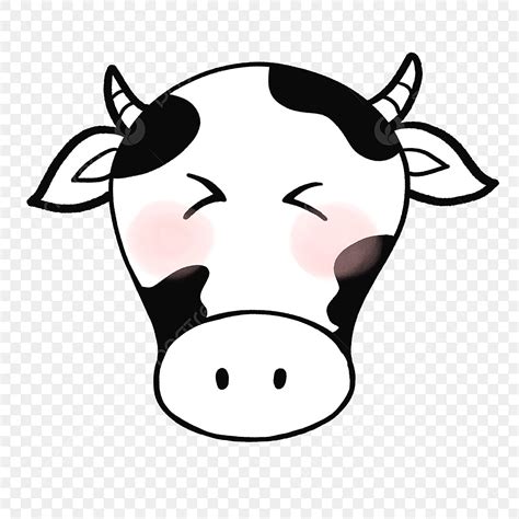 Black And White Cow Cow Face Clipart, Cow Drawing, Lip Drawing, Face ...