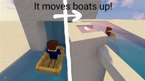 How to Make a Boat Elevator in Minecraft! - YouTube