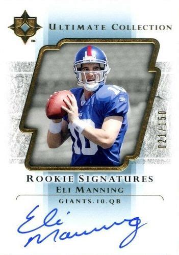 Eli Manning Rookie Cards Checklist, Top Rookie Guide, Buying Details