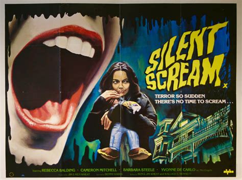 Silent Scream Movie Poster - Vintage Movie Poster