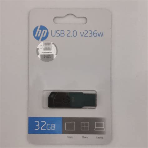 HP 32GB Pen Drive, 2.0 V236W, Metal, Rs.300 – LT Online Store