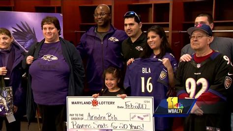 Video: Maryland Lottery winner gets Ravens tickets for decades