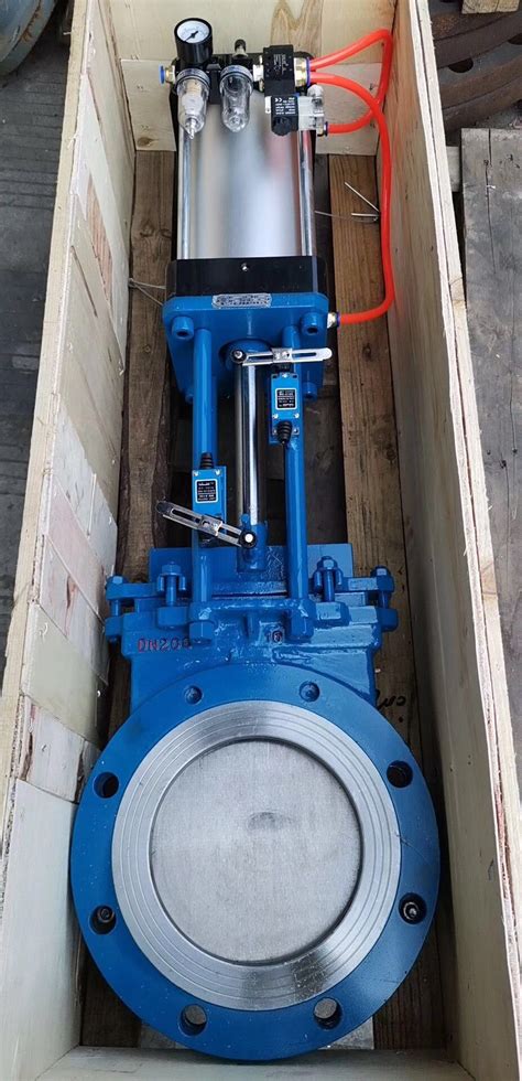 Pneumatic Cylinder Actuated Carbon Steel Knife Gate Valve - Ningbo Airkert Machinery Co., Ltd