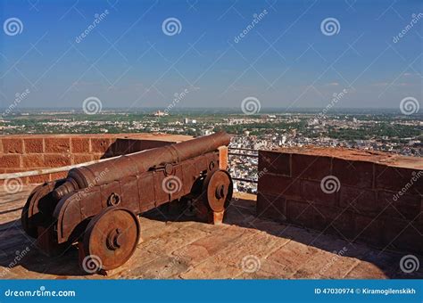 Old Cannon on Fort stock photo. Image of fort, fashioned - 47030974