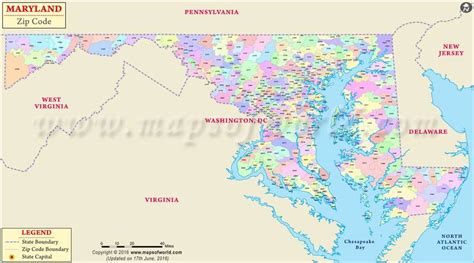 Map Of Md Zip Codes World Map | Images and Photos finder