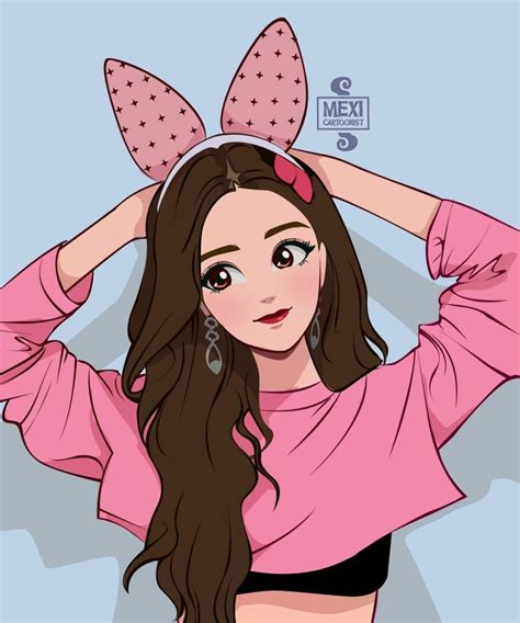 Blackpink Jisoo Cartoon Wallpaper - K-Music Wave's