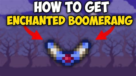 How to Get Enchanted Boomerang in Terraria 1.4.4.9 | Enchanted Boomerang terraria - YouTube