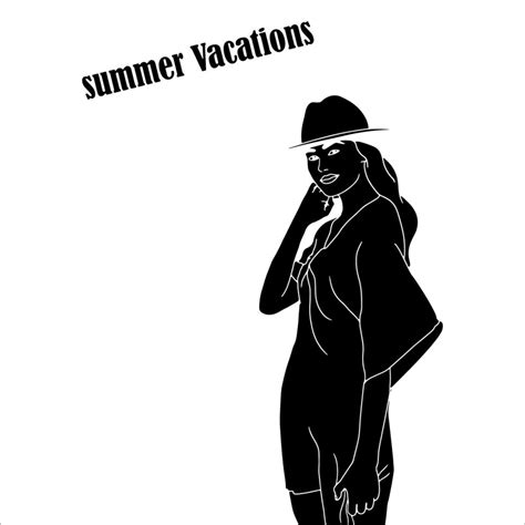 simple and attractive girl silhouette for your next travel project. 5057731 Vector Art at Vecteezy