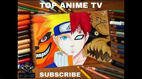 Naruto vs Gaara full fight with English sub - YouTube