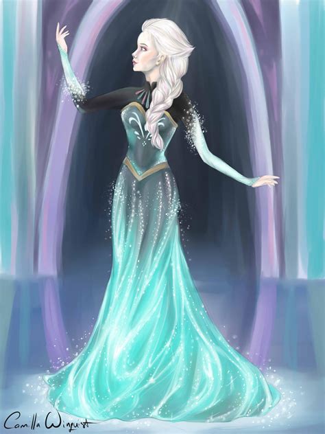 Elsa - Dress Transformation by CamiiW on DeviantArt