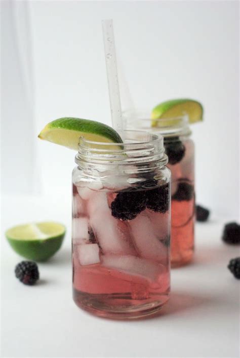 Spiced Blackberry Ginger Ale Cocktail - Home & Plate | Recipe | Ginger ale drinks, Blackberry ...