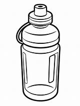 Water bottle colouring Book Pages For Children And Adults With Vector  sketch template