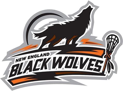 New England Black Wolves Primary Logo - National Lacrosse League (NLL ...