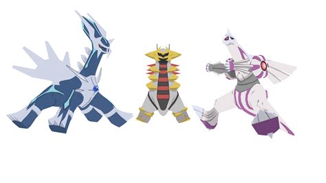 MMD Generation 4 Legendary Pokemon (Unrigged) by Lilothestitch on ...