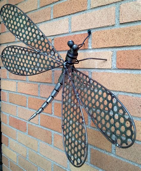 Dragonfly #204220 | Metal Workings for Sale | Welding art, Metal art, Metal tree wall art