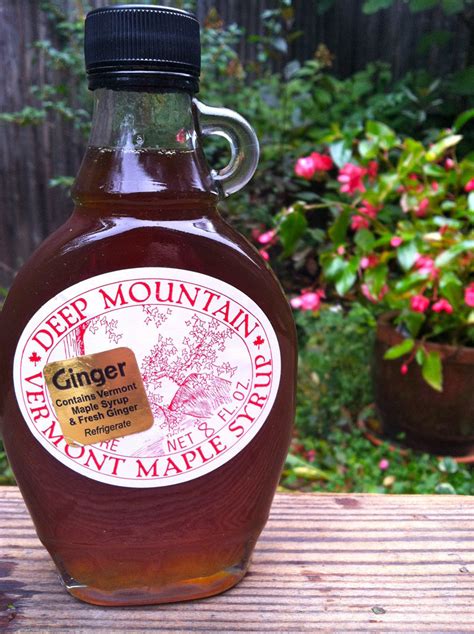 Ginger Maple Syrup - 8oz | Deep Mountain Maple