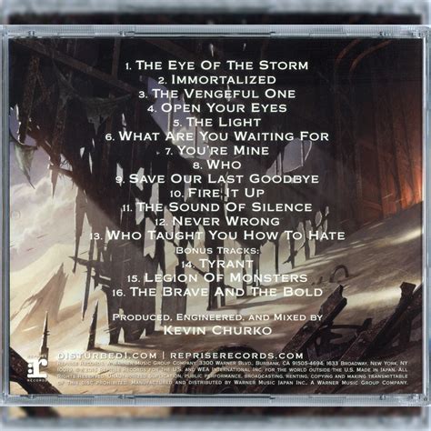 Immortalized (Deluxe Japan Edition) - Disturbed mp3 buy, full tracklist