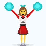 "Cheerleader" Emoticon