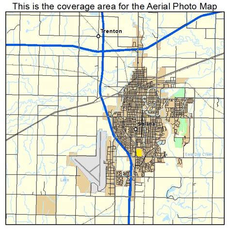 Aerial Photography Map of Salina, KS Kansas