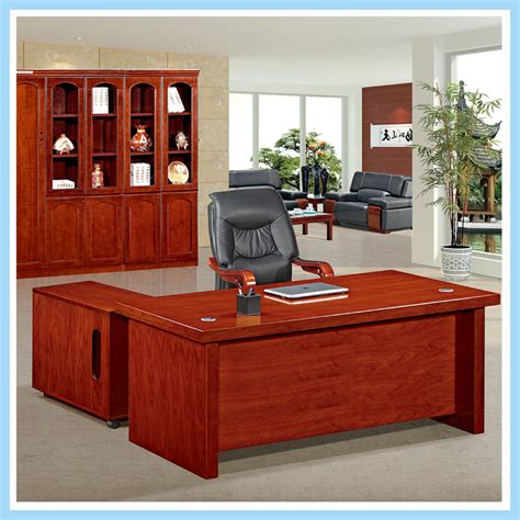 Cherry Color Office Furniture MDF Wooden Boss Executive Table/Desk - China Office Desk and ...
