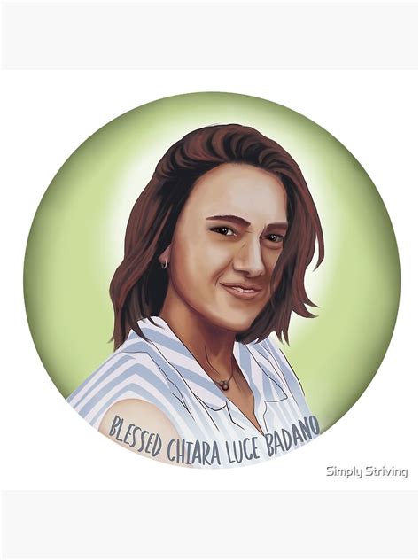 "Blessed Chiara Luce Badano - Print " Poster by Simply-Striving | Redbubble