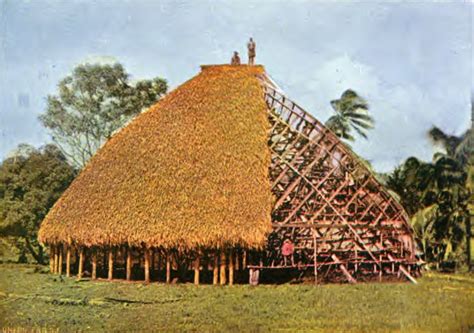 Samoan fale construction 1896 Seumanutafa's house Apia | Vernacular ...