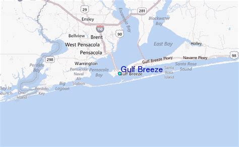 Gulf Breeze Tide Station Location Guide