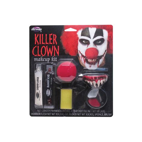 Killer Clown Face Paints Makeup Kit