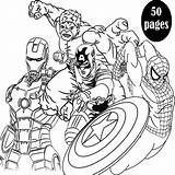 Best Gift Super Hero Coloring Pages 50 PDF  Etsy Australia sketch template
