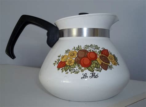 Corning Ware Spice of Life 6 Cup TEAPOT P-104 Tea by RetroBeauties