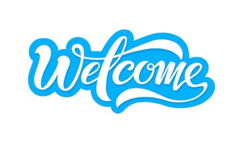 Welcome lettering Vectors & Illustrations for Free Download | Freepik