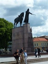 Gediminas Monument - Vilnius, Lithuanis - Equestrian Statues on ...