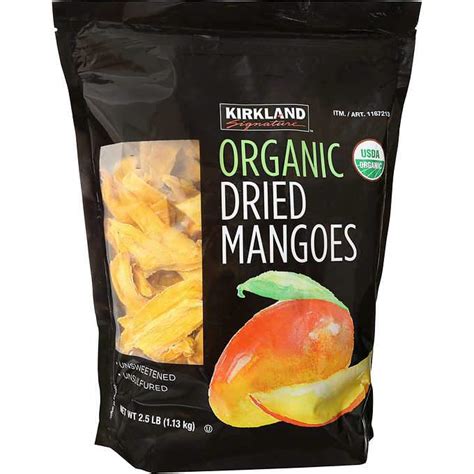 Kirkland Signature Organic Dried Mangoes, 40 Ounce — Snackathon Foods