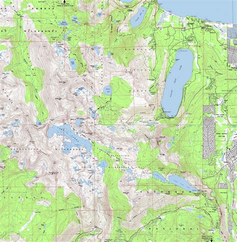 Desolation Wilderness Trail Map - Sayre Courtnay