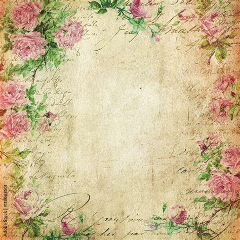 50+ best Vintage background flower designs for graphic design