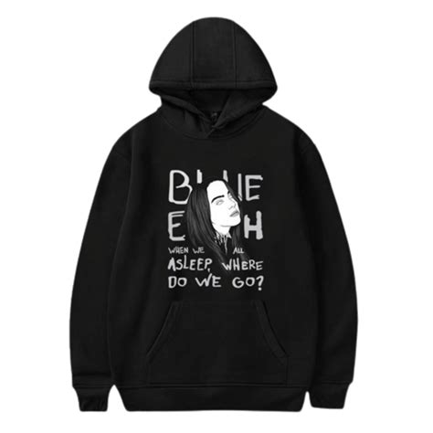 BILLIE EILISH MERCH - PARTY FAVOR (BLACK) PULL OVER HOODIE - Official ...