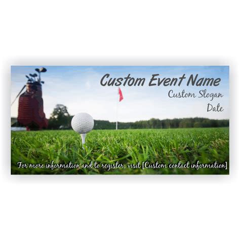 Golf Tournament Banner - Custom Signs