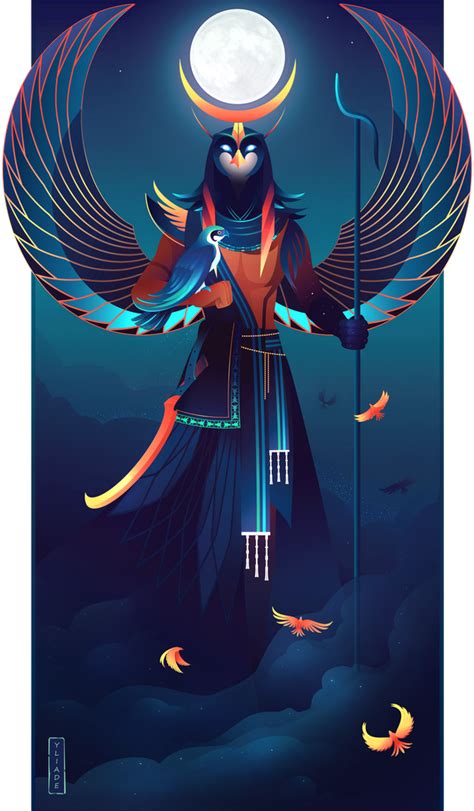 Khonsu ~ Egyptian Gods by Yliade on DeviantArt | Deuses egípcios, Mitologia egipcia deuses ...