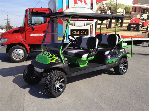 One of a Kind Monster Truck Theme - Stretch Golf Cart | Golf carts, Monster truck theme, Monster ...